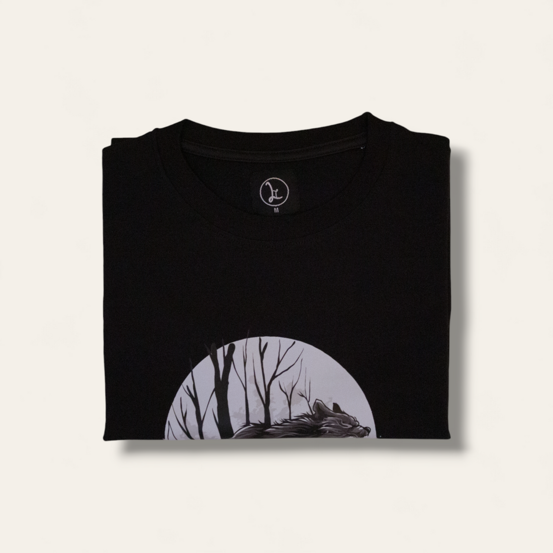 Black T-Shirt - Werewolf