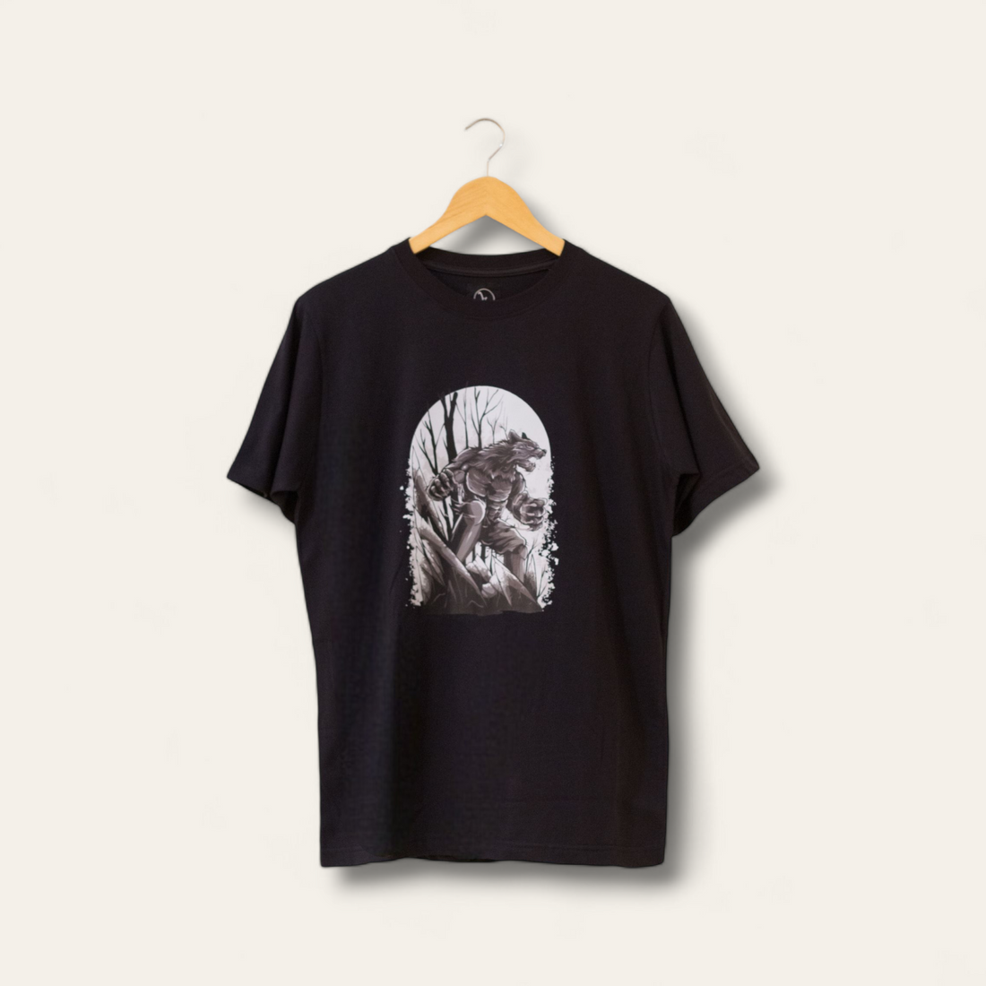 Black T-Shirt - Werewolf